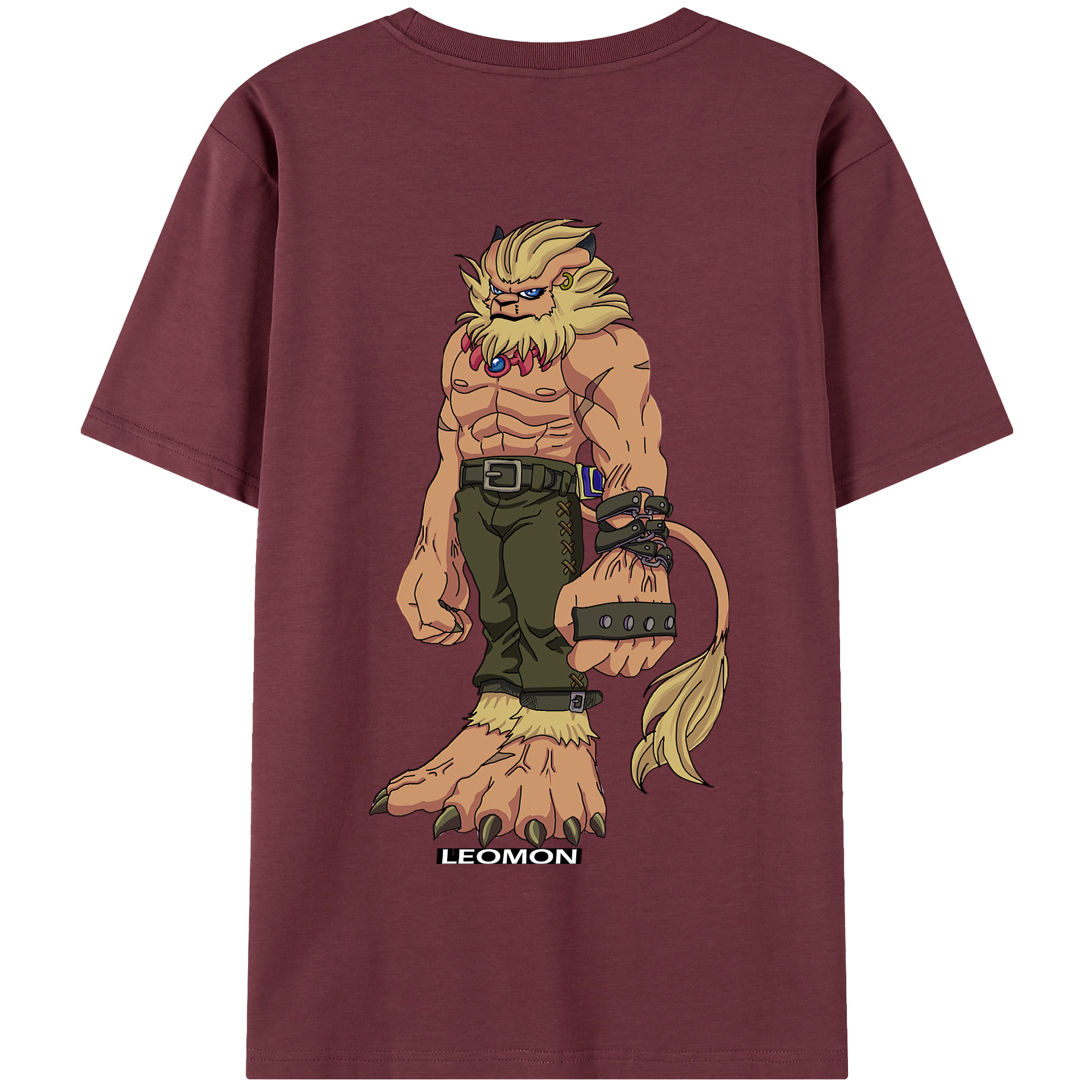 （画像用） Digimon デジタルモンスター/デジモン 綿100％半袖Tシャツ（背面プリント）